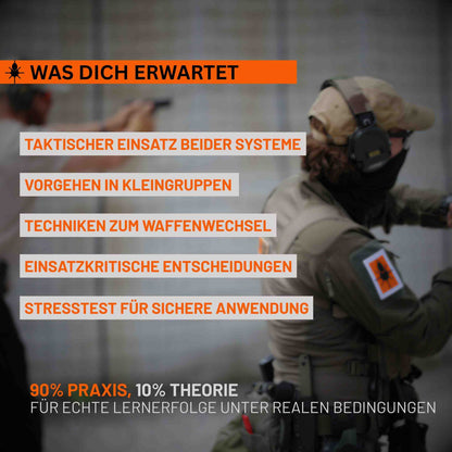 Taktisches Schießen Gewehr & Pistole (fortgeschritten)