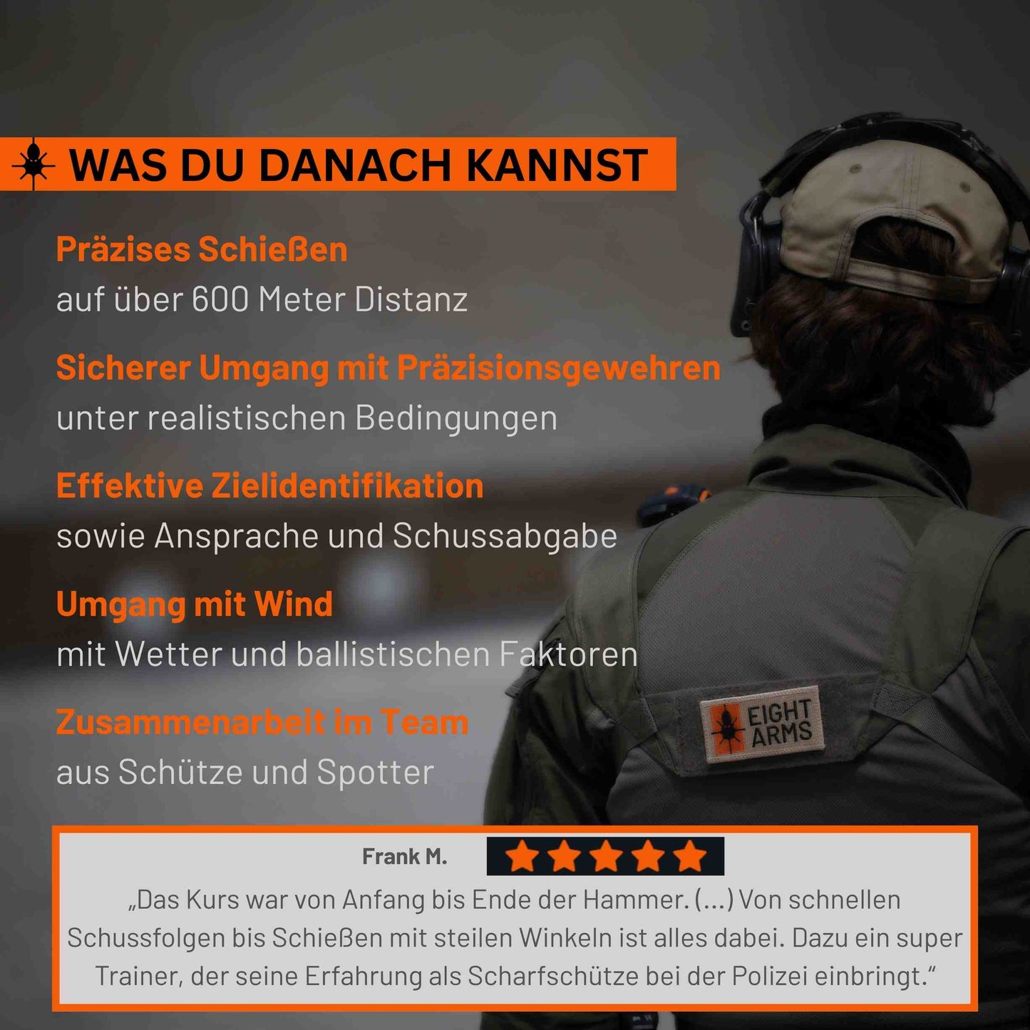 Long Range Schießen und Scharfschützen-Training
