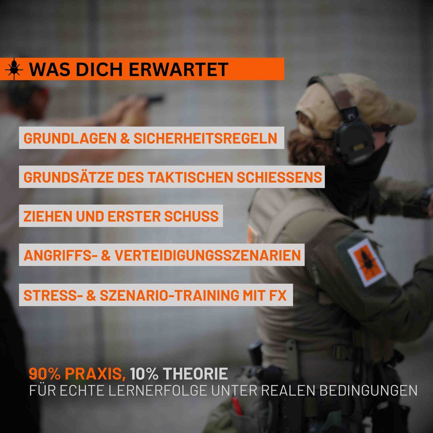 Szenariotraining (FX) Selbstverteidigung Pistole