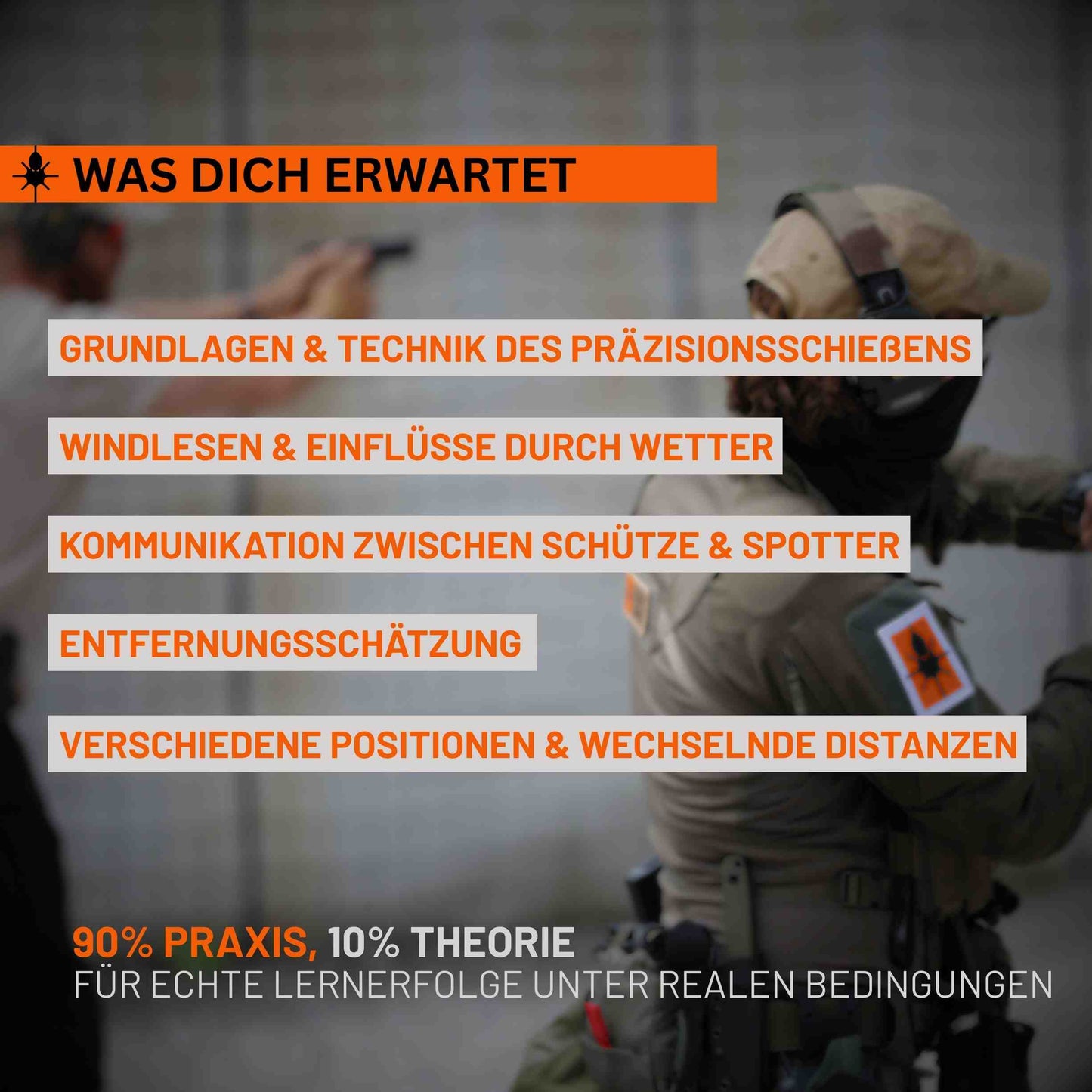 Long Range Schießen und Scharfschützen-Training