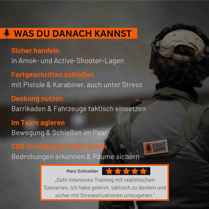 Taktisches Schießen & Amok-Szenariotraining (FX) Gewehr & Pistole